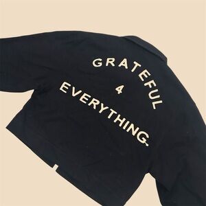 Get Some Sleep Cropped Boxy Jacket Hand Crafted Grateful 4 Everything XS